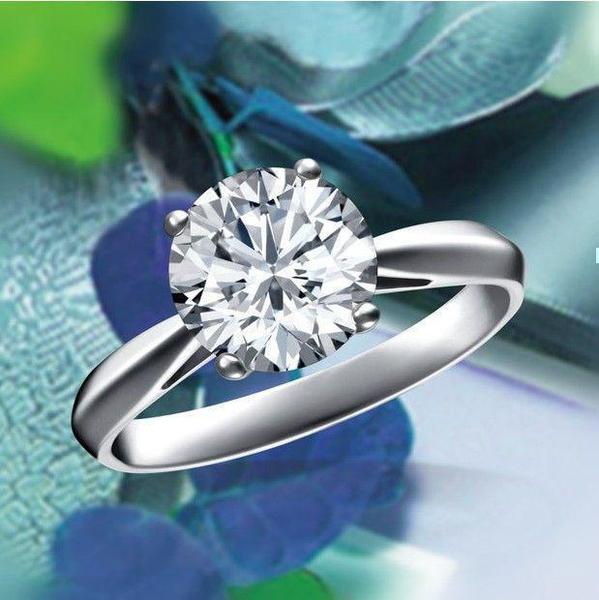 现货秒杀/圣诞巨献/金伯利天然钻石/带证书/vvs/白金/铂金钻戒