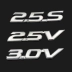 logo các hãng xe oto Logo xe Ruizhi mới và cũ Ruizhi LOGO 3.0V Dịch chuyển 2.5V 2.5S Hộp đuôi phía trước Nhãn tiếng Anh Nhãn dán nóc xe ô tô tất cả logo xe hơi 