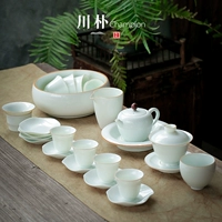 Чайный сервиз, комплект, глина, чашка, заварочный чайник, подарочная коробка, простой и элегантный дизайн