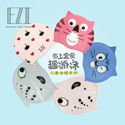 Yizi trẻ em hoạt hình mũ bơi silicone bé trai và bé gái phổ tai bịt tai không thấm nước dễ thương mũ bơi thiết bị bơi - Mũ bơi