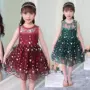 Trẻ em mặc váy bé gái hè 2019 mới to con phiên bản Hàn Quốc của áo lưới thêu váy công chúa - Khác quần lót bé trai