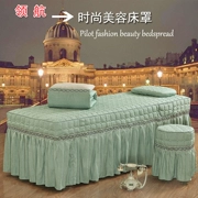 Giường làm đẹp tùy chỉnh bao gồm bốn bộ giường massage bông màu