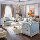 Классический диван, элитная вилла из натурального дерева, мебель, французский стиль, в американском стиле