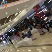 FRP Lounge Ghế Mall Vẻ đẹp sáng tạo Chen Ghế ngoài trời Hình dạng kết hợp Y-Word Ghế mô hình Nội thất giải trí - Nội thất văn phòng tủ hồ sơ thấp