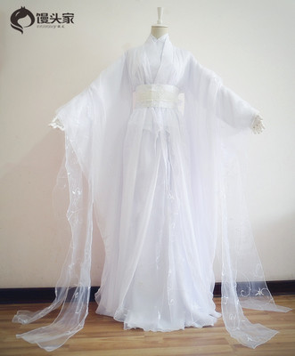 taobao agent Cosplay women's costume TV drama Yang Mi Yang Mi, the same white triple -life, ten miles of peach blossom white light/plain