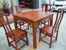 стол со стульями 红木家具八仙桌 刺猬紫檀木大料餐桌正方形桌子