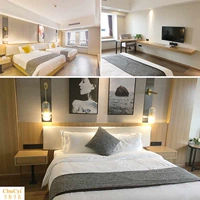 Khách sạn B & B Nội thất khách sạn Căn hộ tùy chỉnh Bàn máy tính Tủ quần áo King Room Standard Room Double Full Factory Direct - Nội thất khách sạn tủ kệ gỗ