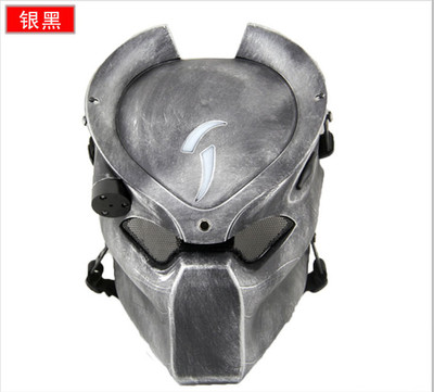 taobao agent Alien vs. Predator mask with light cos hermit CS protective mask outdoor games helmet lone wolf
