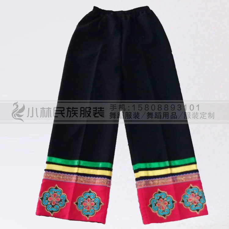 Miao, Dai, Tujia, Zhuang, Yi Quần trang phục nam Quần múa dân tộc Quần sống 222 - Trang phục dân tộc