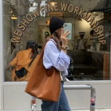 Сумка через плечо, брендовая вместительная и большая сумка на одно плечо, коллекция 2023, в корейском стиле, Южная Корея, премиум класс