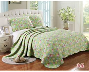 Một mảnh gió vườn cộng với giường đôi cotton đơn hai mặt bông chống trượt pad giường đơn Hàn Quốc quilting quilting là ba mảnh - Trải giường