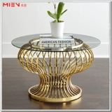 Американская легкая роскошная циркулярная кофейная столик гостиная чай Тай отель лобби нахаджима магазин одежды терраса