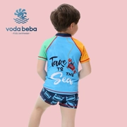 Áo tắm trẻ em VB Voda Beba boy chia phẳng góc chống nắng bãi biển áo tắm cua in áo tắm - Đồ bơi trẻ em