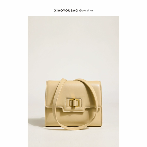 Сливочная сумка через плечо, небольшая небольшая сумка