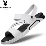 Bộ đếm chính hãng Playboy phần mỏng phiên bản nam của dép sandal chống trượt đi biển Hàn Quốc - Giày thể thao / sandles