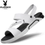 Bộ đếm chính hãng Playboy phần mỏng phiên bản nam của dép sandal chống trượt đi biển Hàn Quốc - Giày thể thao / sandles dép quai hậu hoa cúc