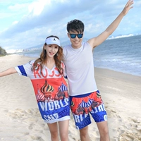 Bộ đồ bơi hai mảnh dành cho phụ huynh và trẻ em mới của Hàn Quốc - Vài đồ bơi đồ đi biển cho cặp đôi