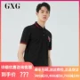 GXG nam mùa hè nam xu hướng Hàn Quốc Đen ve áo ngắn tay áo sơ mi nam # 182224156 - Polo áo polo nam