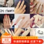Trang sức Hàn Quốc thời trang ngọc trai khí chất kim cương hoang dã nhiều mảnh ba mảnh nhẫn chỉ số ngón tay phụ nữ nhẫn nam vàng tây