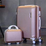 Hành lý xe đẩy trường hợp mỹ phẩm hộp mẹ phổ biến bánh xe vali nam vali mật khẩu hộp nữ 20 inch 24 inch 26 inch