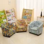 cartoon sofa gỗ rắn sofa vải di động và rửa được nhỏ đơn ghế beanbag em bé dễ thương của trẻ em - Ghế sô pha sofa