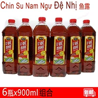 Вьетнам Jinsuyu Dew Chin su nam ngu de nhi Fish Dew Пластиковая бутылка 6 бутылок x900M Комбинированная бесплатная доставка