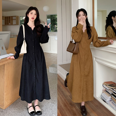 taobao agent Dress, plus size, french style, for pear shaped body