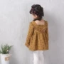 Những cô gái khác mùa xuân trắng mới Quần áo trẻ em Hàn Quốc váy cotton trẻ em váy vàng váy mùa thu 5029 - Khác đồ trẻ em đẹp