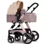 Xe đẩy em bé phong cảnh cao có thể ngồi ngả trẻ em bé bb xe đẩy bốn bánh hấp thụ sốc gấp xe đẩy nhẹ - Xe đẩy / Đi bộ xe nằm cho bé
