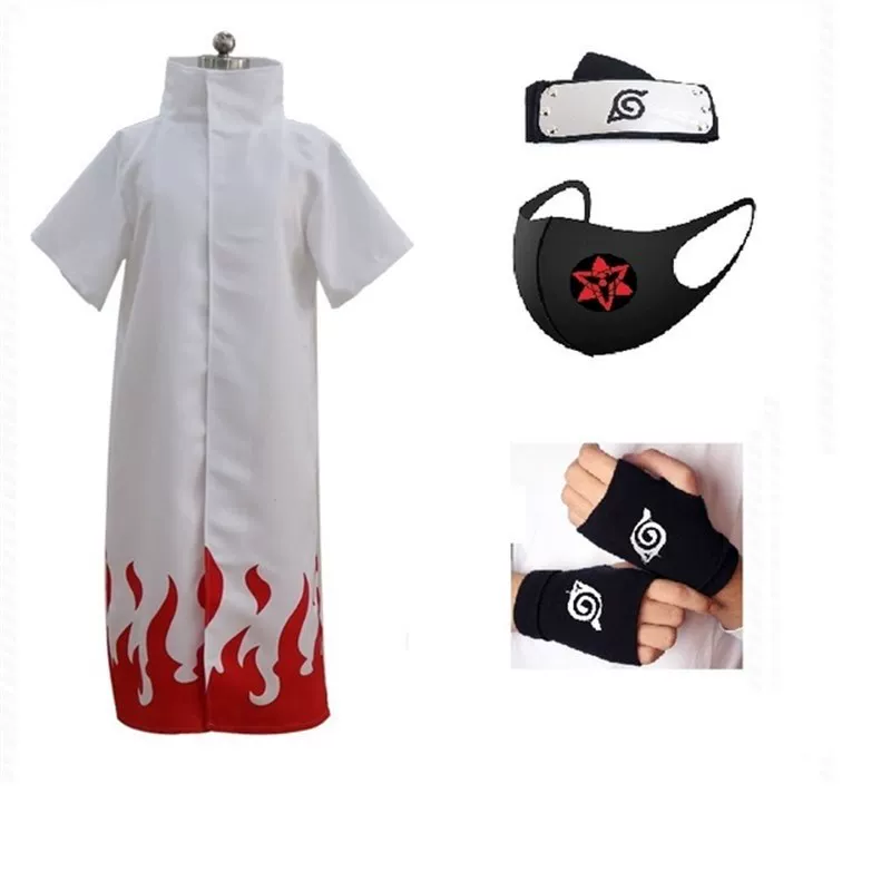 [Наруто Shippuden cosplay плащ 4-го и 6-го Хокаге плащ]