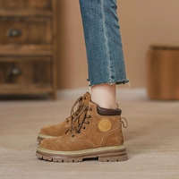 Martens, матовые альпинистские ретро короткие сапоги в английском стиле, из натуральной кожи, коллекция 2023, в британском стиле