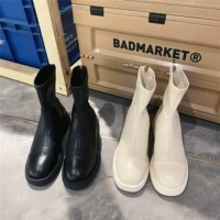 Tide, эластичные короткие сапоги, белые универсальные комфортные ботинки, коллекция 2021, популярно в интернете