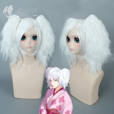 taobao agent Bun Home Gintama Yinshi Silver Shipper/Black Contractor Silver/Yinshi Women's Cosplay wig