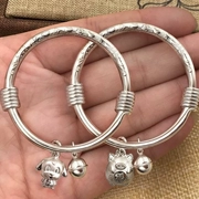 Gà đực và gà cái, em bé, rồng, em bé, trẻ em, trẻ em, 999, bạc sterling, vòng đeo tay, vòng chân, trăng tròn, chuông quà tặng sinh nhật