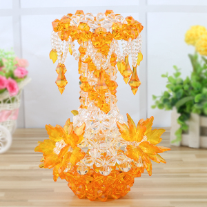 手工串珠吊坠花瓶材料包成品创意摆件礼品 工艺品饰品散珠子