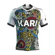 Quần áo bóng bầu dục ngụy trang của thổ dân 2019-20 Quần áo bóng đá NRL mới Quần áo bóng bầu dục bản địa Jerse - bóng bầu dục