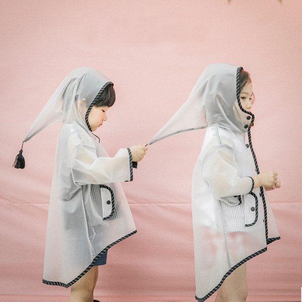 Брендовый детский водонепроницаемый дождевик с капюшоном подходит для мужчин и женщин для школьников для раннего возраста, 2-6 лет