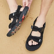 Giày sandal nam Việt Nam 2019 mới sandal và dép đôi mới sử dụng phiên bản Hàn Quốc của xu hướng giày thể thao đi biển thông thường cá tính - Giày thể thao / sandles