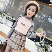 Áo sơ mi nữ tay dài đáy thu đông 2018 mới cho bé Hàn Quốc áo thun cotton bé gái dày màu sắc phù hợp với áo sơ mi thủy triều