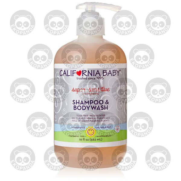 Калифорнийский детский супер чувствительный шампунь и мытье тела, 19 унций