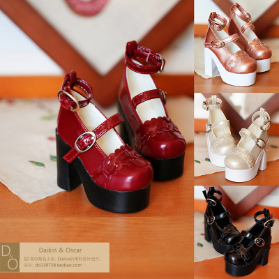 taobao agent Do bjd baby shoes SD GL DD3 points 4 points MDD lace MSD high -heeled shoes Soom quota CD2 male FC bear egg