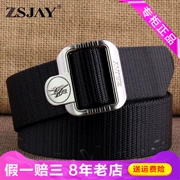 ZSJAY chiến thuật chim đàn ông vải vành đai nylon vành đai chiến thuật nam với vành đai dày ZS-R7 - Thắt lưng