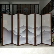 Vách ngăn phòng khách gấp di động đơn giản hiện đại gỗ rắn đơn giản trang trí khách sạn mới văn phòng Trung Quốc màn hình gập - Màn hình / Cửa sổ