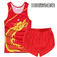 Li Ning theo dõi phù hợp với phù hợp với học sinh nam và nữ chạy nước rút đào tạo thi đấu thể thao marathon chạy quần short vest chạy - Thể thao sau bộ adidas nam mùa hè chính hãng