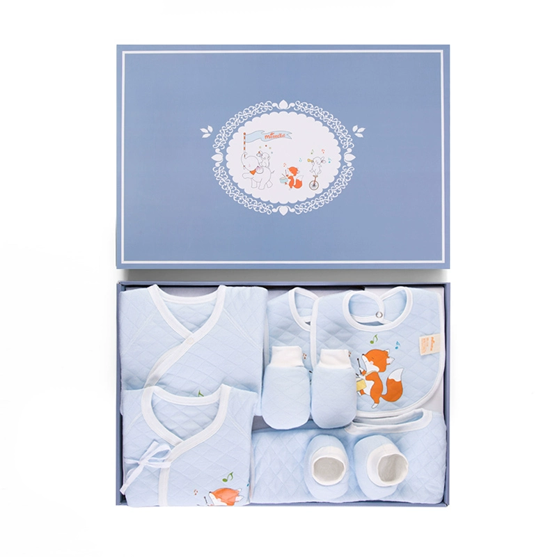 Bungewell quần áo trẻ sơ sinh hộp quà tặng cotton 0-3 tháng mùa thu và mùa đông cho bé sơ sinh - Bộ quà tặng em bé