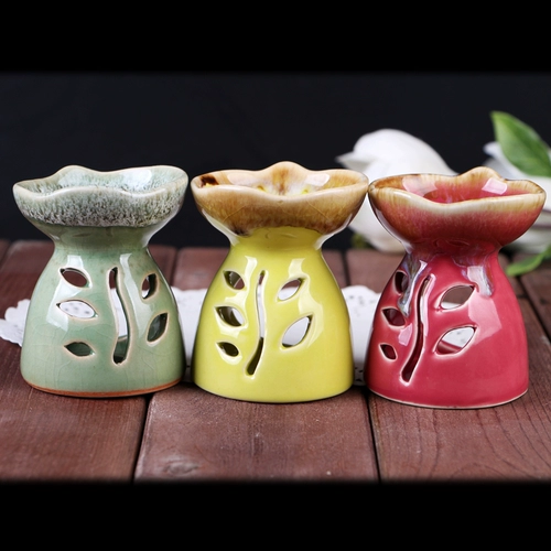 泰国进口香薰炉蜡烛陶瓷炉熏香炉精油精油灯 美容院SPA会所熏灯