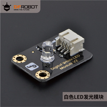 DFRobot - совместимый цифровой модуль Arduino Electronics, белый светодиодный светоизлучающий модуль с линией передачи данных
