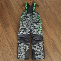 Лыжные штаны для мальчиков, ветрозащитный водонепроницаемый детский лыжный комбинезон, увеличенная толщина, подходит для подростков