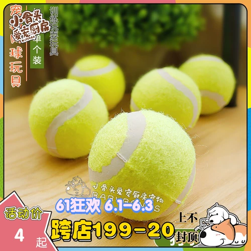 Tear Bone Pet Toy Tennis Small и Dog -Size Dog Corki Teddy Bare Trabilling Игра в бросание игрушек одиночная инсталляция