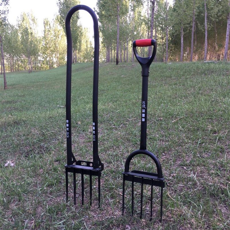 新款松土神器加厚手动翻土新式工具农用挖耙铲子